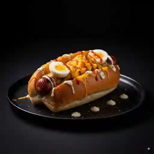 Perro caliente sencillo