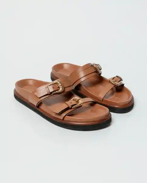 Sandalias Summer Café Ciervo Claro Talla 35 Chevignon
