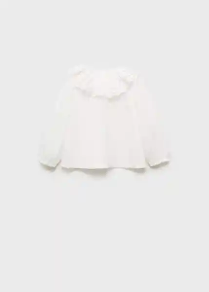 Blusa Nevada Off White Talla 66 Niños Mango