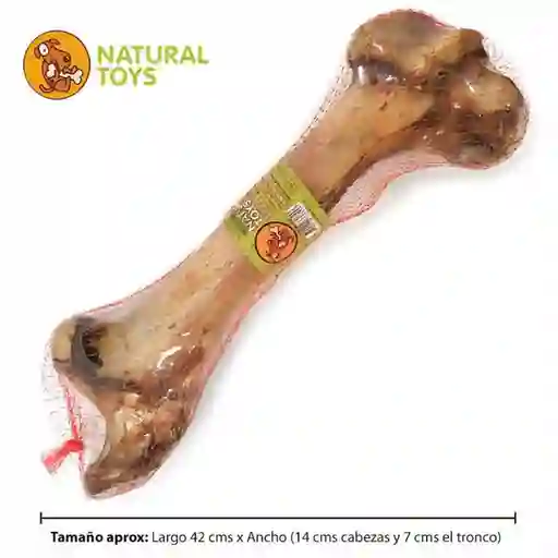 Natural Toys Snack para Perro Hueso Deshidratado de Res