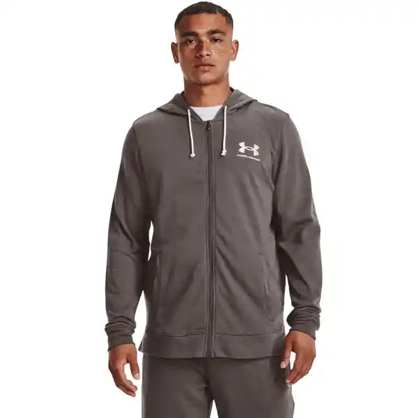 Under Armour Chaqueta Rival Terry Lc Fz Café T. SM 1370409-176