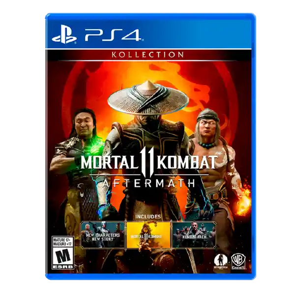 Ps4 Videojuego Mortal Kombat Aftermath Latam