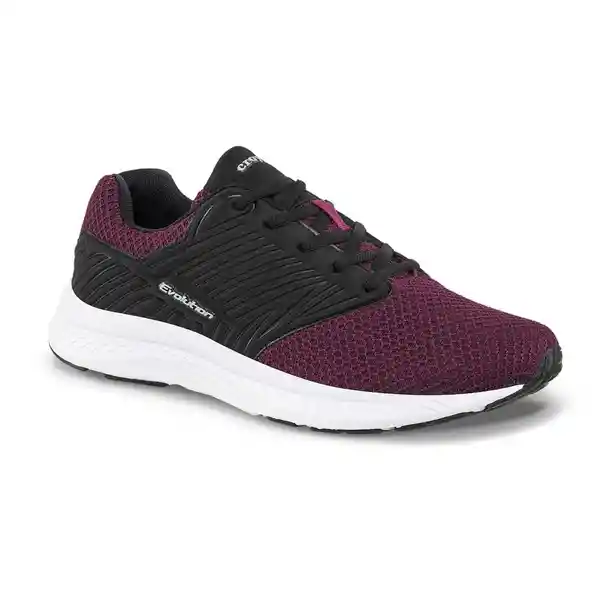 Croydon Tenis Wink Para Hombre Negro y Violeta Talla 38