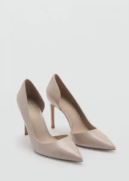 Zapatos Audreyg Gris Talla 37 Mujer Mango