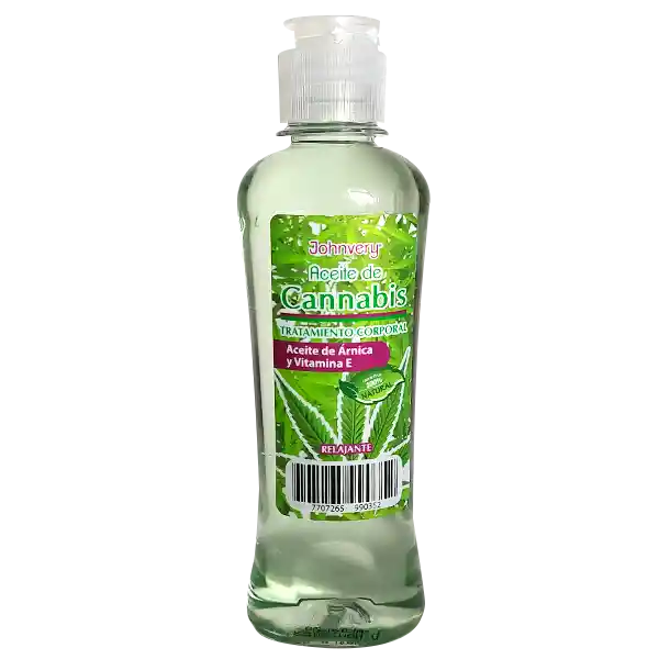 Johnvery Aceite Corporal Relajante Cannabis 220 mL