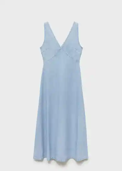 Vestido Siros Tejano Claro Talla XL Mujer Mango