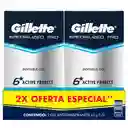 Desodorante Antitranspirante Hombre Gillette Specialized Pro Gel Cool Wave 45 g Pack 2 Unidades