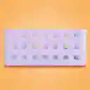 Organizador Plástico Apilable M Serie Púrpura Miniso