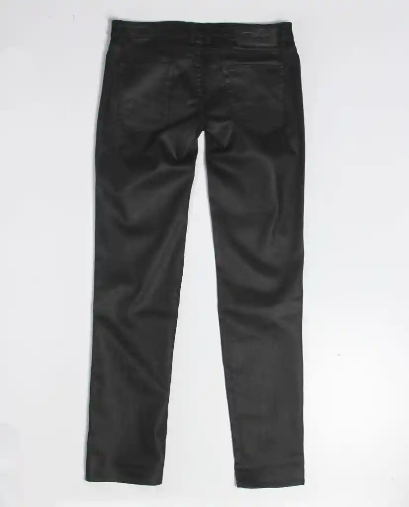 S Slim Fit Negro Resinado Negro Talla 38 Hombre Chevignon