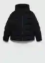 Abrigo Anorak Coli Negro Talla L Hombre Mango