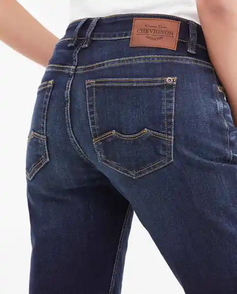 Jean Rusty Femenino Azul Dark Talla 6 Chevignon