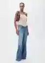 Top Carino Rosa Pastel Talla S Mujer Mango