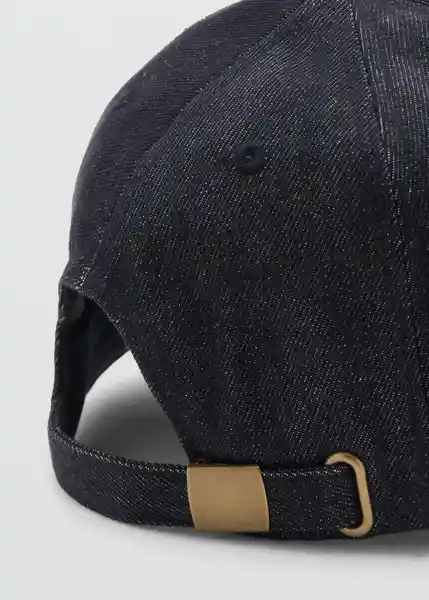 Gorra Monaco Tejano Oscuro Talla 99 Mujer Mango