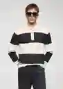 Camiseta Polo Vedder Offwhite Talla XL Hombre Mango