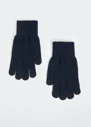 Guantes Touch Navy Talla 99 Hombre Mango