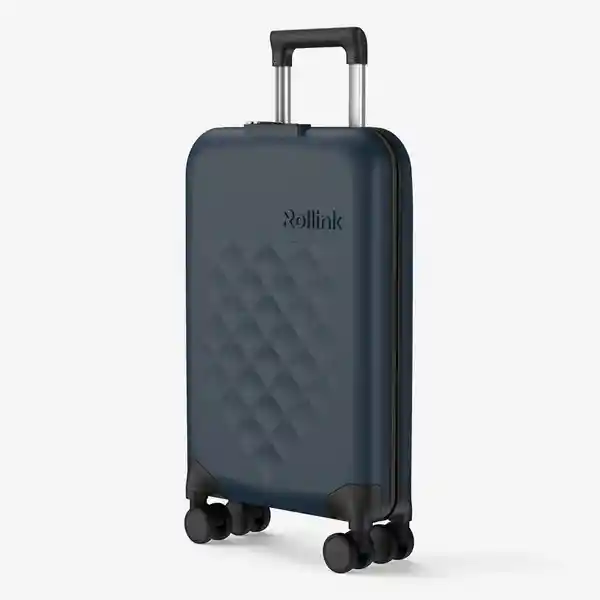 Rollink Maleta Carry on Flex Azul Pequeño 360