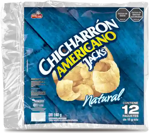 Jacks Snack Chicharron Natural 15 g