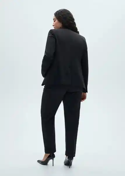 Pantalón Boreal Negro Talla 36 Mujer Mango