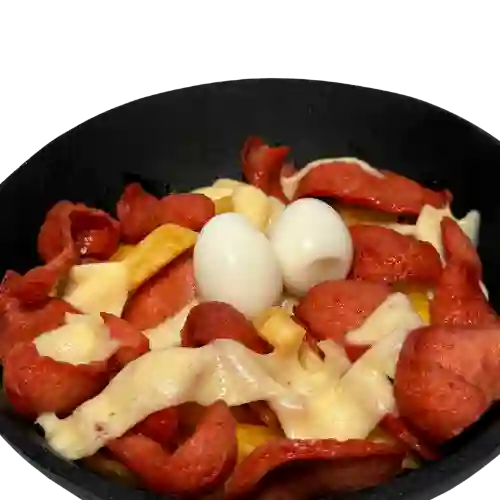Salchipapa Sencilla