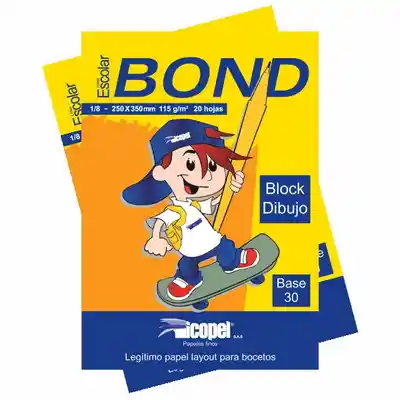 Icopel Block Bond Escolar