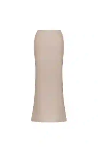 Falda Larga Ecos Beige XS Mercedes Campuzano