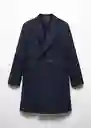 Abrigo Grant Navy Talla L Hombre Mango