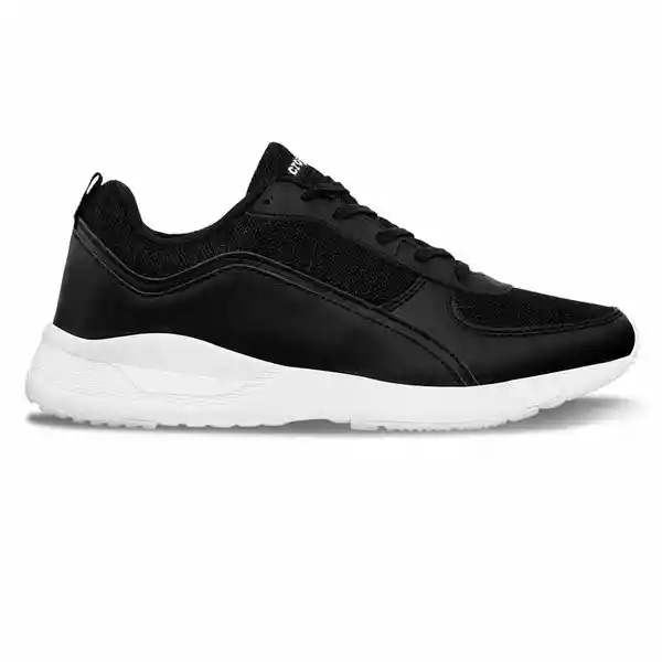 Croydon Tenis Escolares Scoil Para Mujer Negro Talla 40