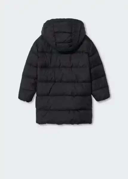 Anorak Amerlong Negro Talla 09 Niños Mango