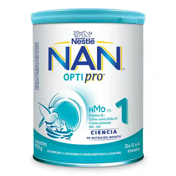 Fórmula infantil en polvo NAN OPTIPRO 1 x 900g