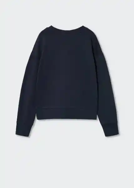 Sudadera Soho Navy Talla 06 Niñas Mango