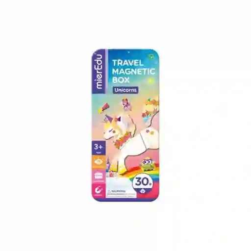 Mieredu Caja Magnética Portátil de Unicornios
