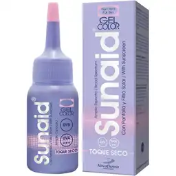 Sunaid Base Gel Color Piel Clara Toque Seco