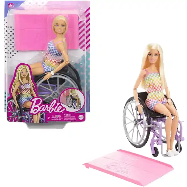 Barbie Silla de Ruedas Morada