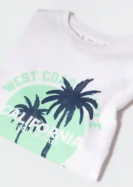 Camiseta West Offwhite Talla 06 Niños Mango