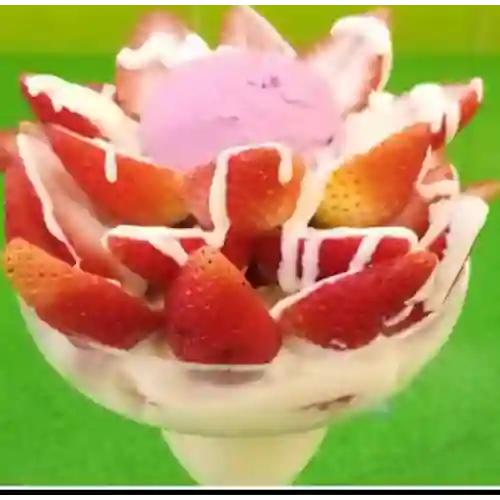 Fresas Pequeñas con Helado
