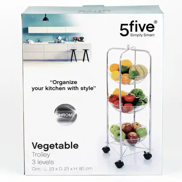 5 Five Simply Smart Organizador 3 Niveles 80 cm 118621