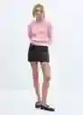 Jersey Piqueton Rosa Talla S Mujer Mango