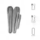 Miniso Set de Cubiertos Portátil Gris