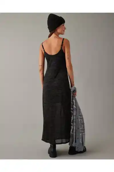 Vestido Mujer Negro Talla LARGE American Eagle