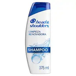 Shampoo Head Shoulders Limpieza Renovadora Champu Head and Shoulders 375 ml