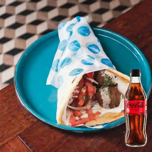 Combo Gyro de Falafel + Coca Cola Sin Azúcar 300ML