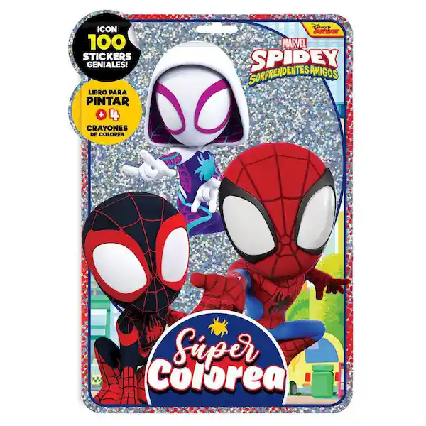 Disney Libro Para Dibujar Spidey Super Colorea