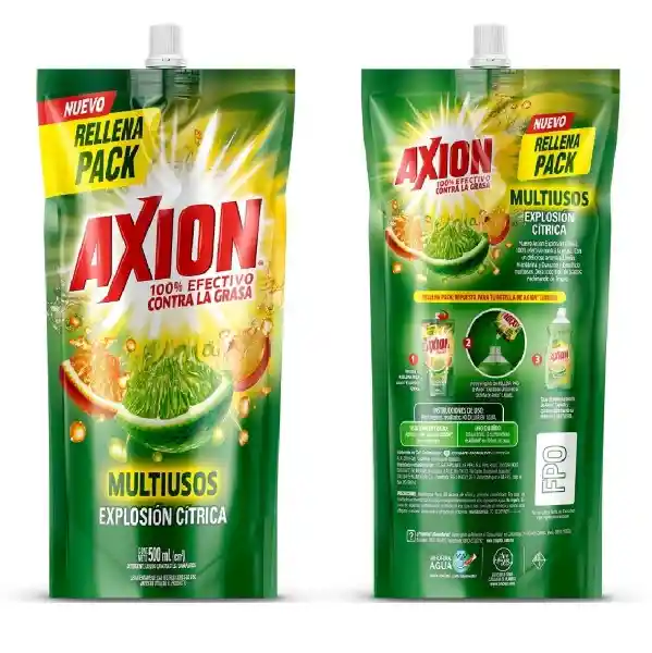 Axion Lavaplato Explosión Cítrica
