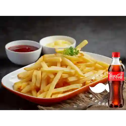 Combo Papa a la Francesa + Coca Cola Original 400 ml