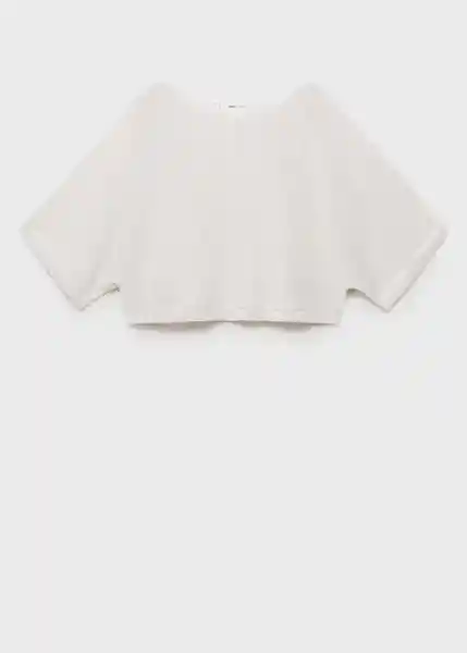Jersey Aventura Blanco Talla S Mujer Mango