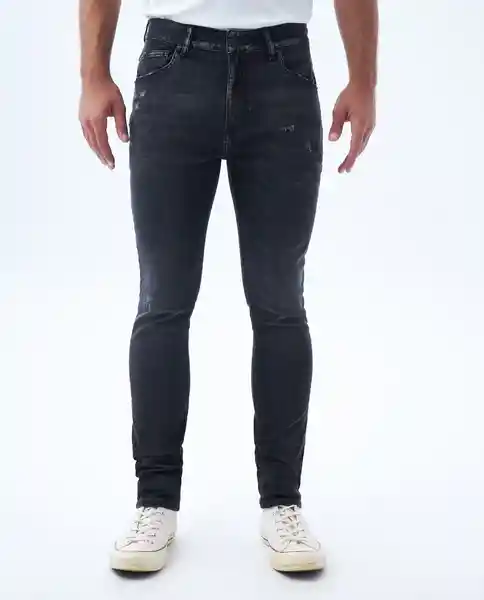 Jean Hombre Negro Talla 34 532F605 Americanino