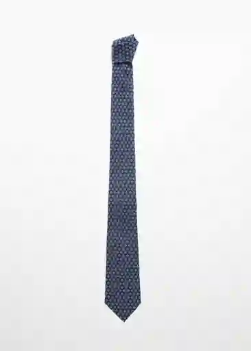 Corbata Circle7 Navy Talla 99 Hombre Mango