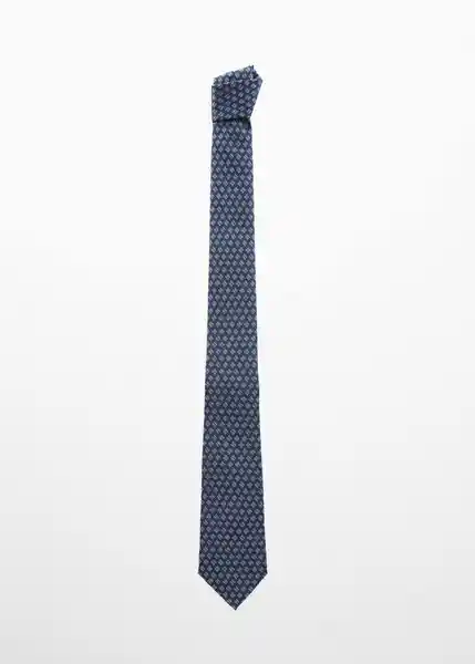 Corbata Circle7 Navy Talla 99 Hombre Mango