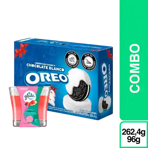 Combo Glade Vela Moras Sand + Oreo Sandwich 262 g