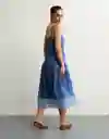 Vestido Mujer Azul Talla Small 8677421 American Eagle
